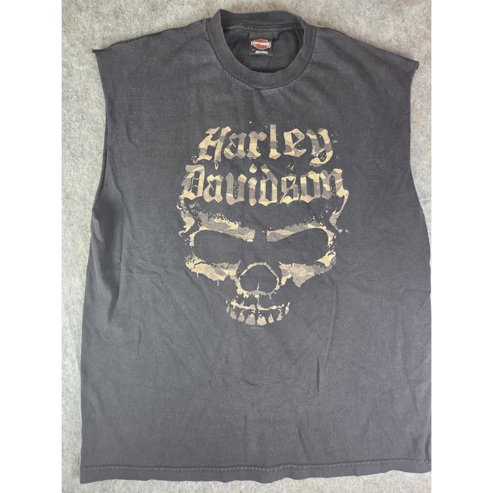 Harley Davidson Brighton Michigan Men's T-shirt Size XL Distressed Altered
